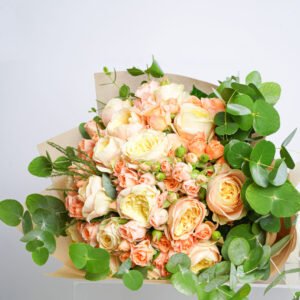 Peach Garden Roses