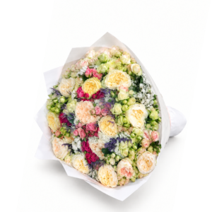 Pastel Garden Rose Bouquet